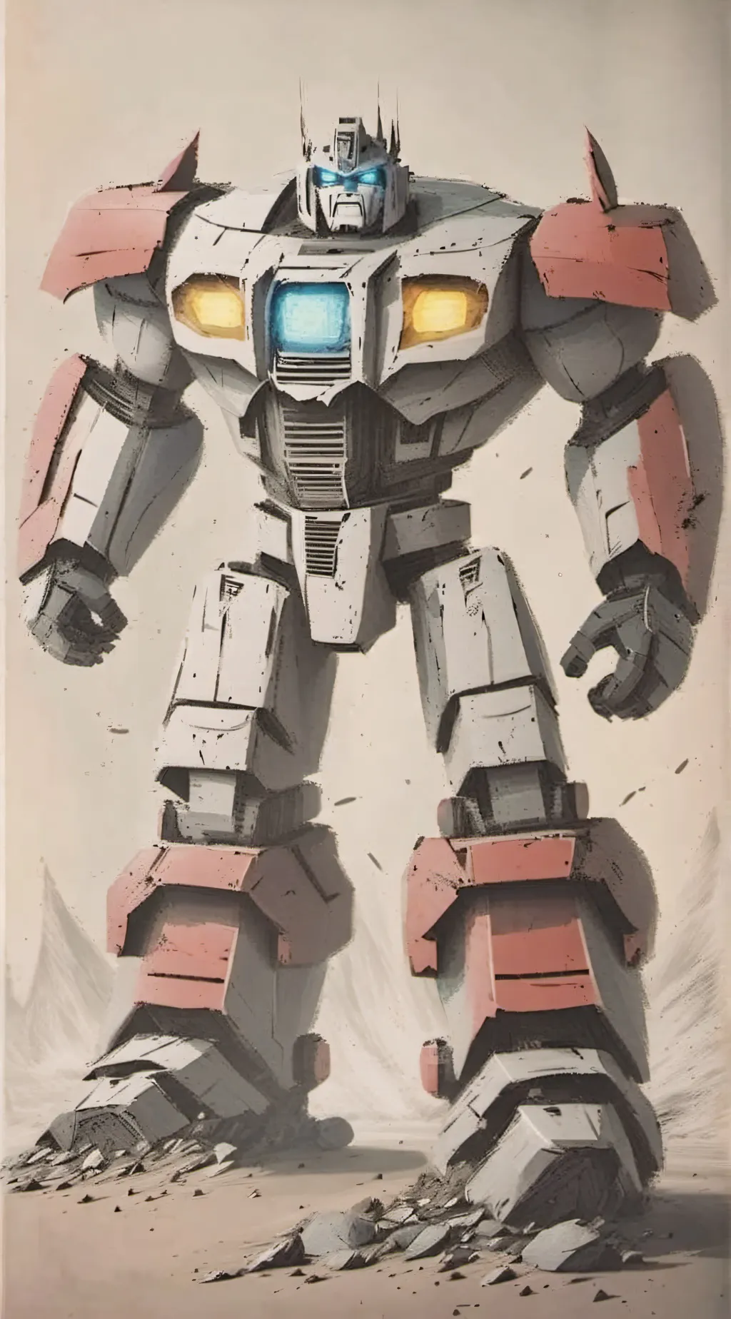 ai character: Transformer RB background