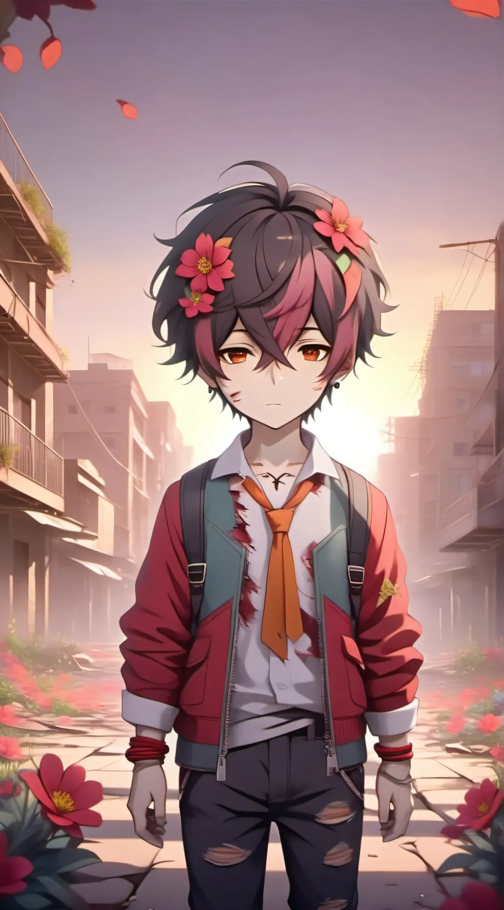 ai character: Leo background