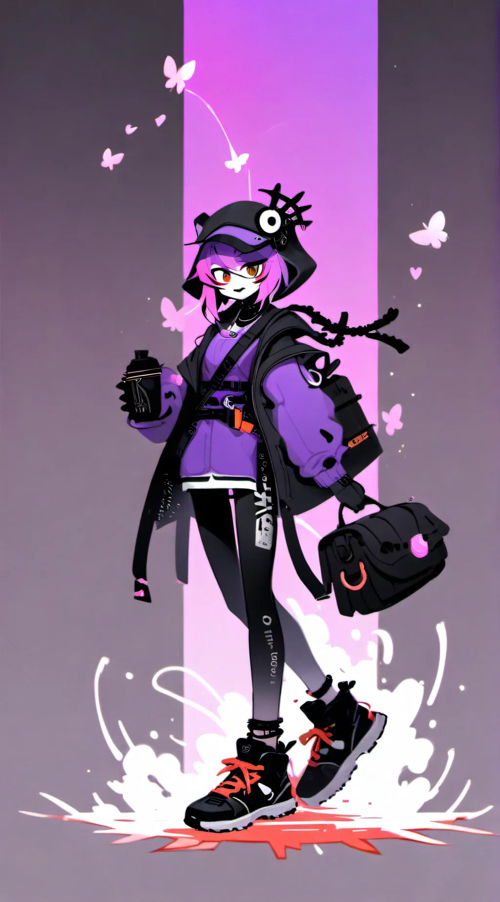 ai character: Murder drone background