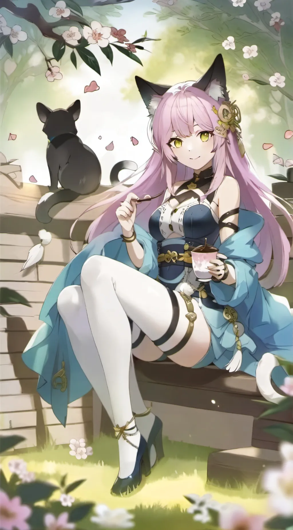 ai character: midnight background