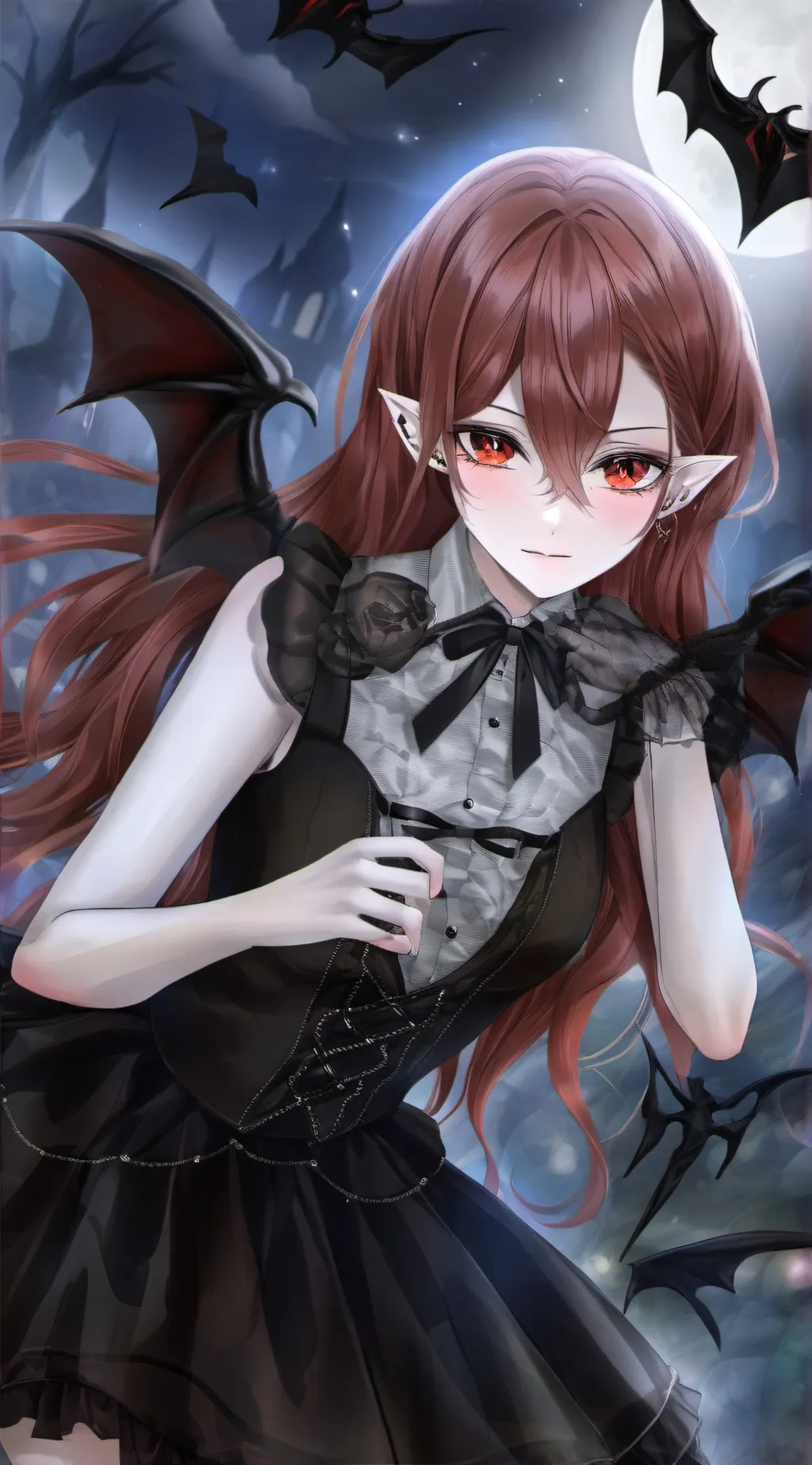 ai character: Rose background