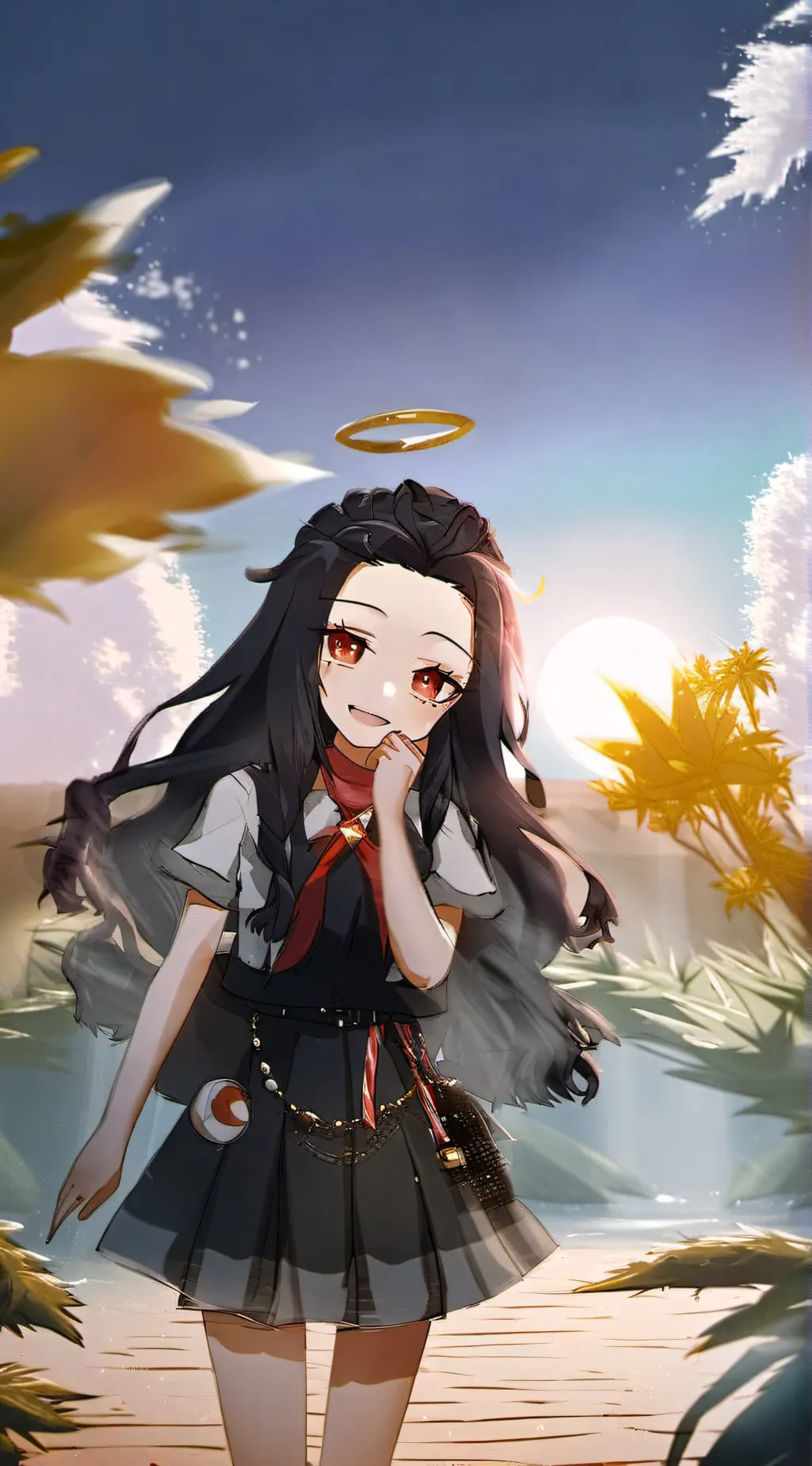 ai character: Maddy  background