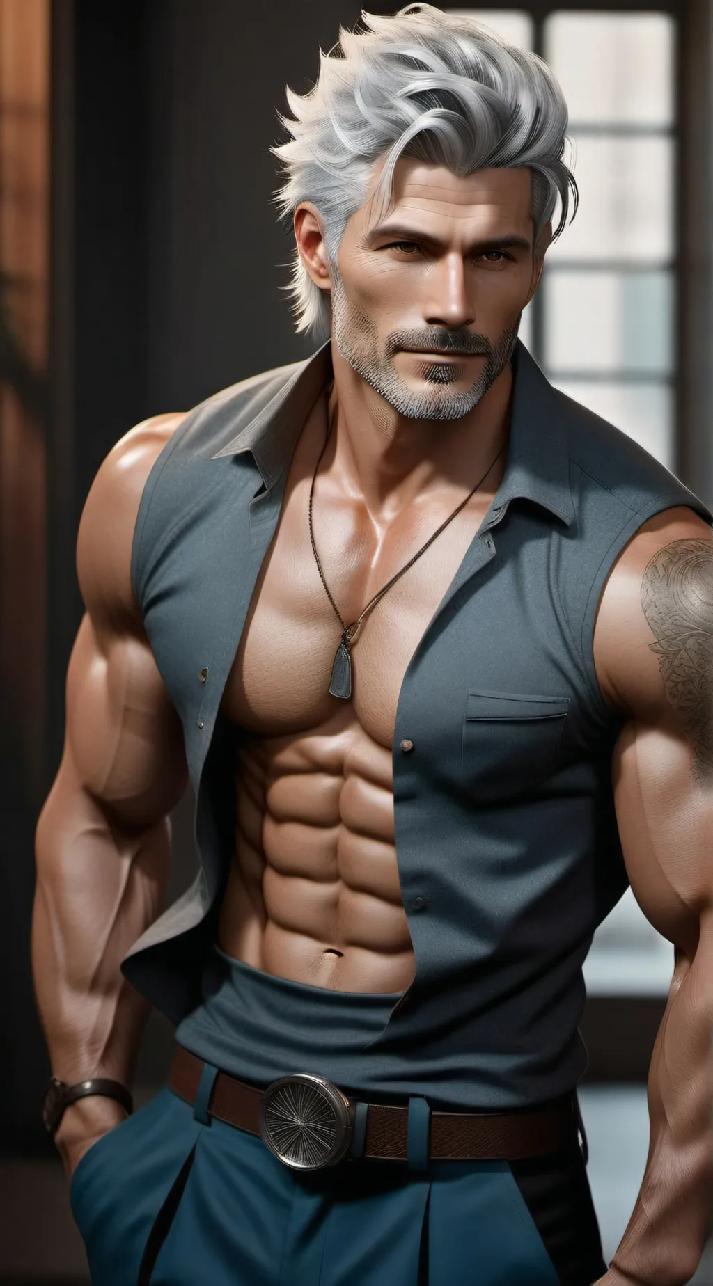 ai character: Erik  background