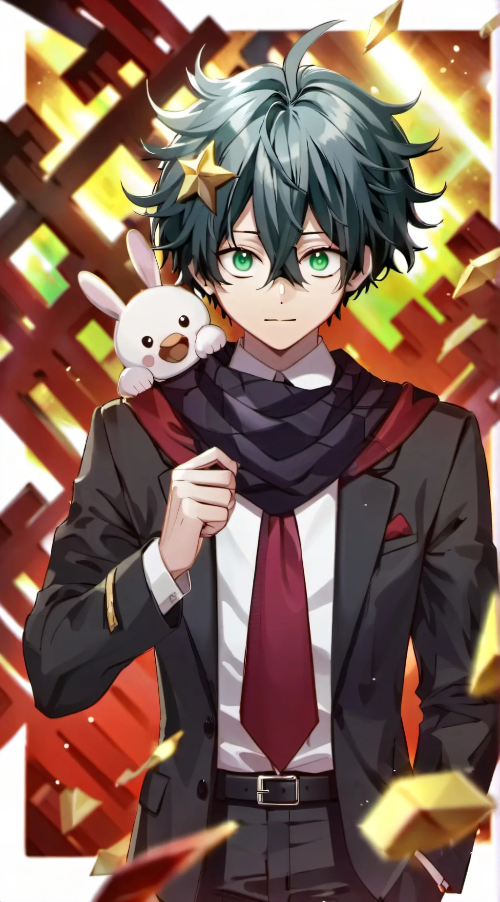 ai character: My Hero Academia background