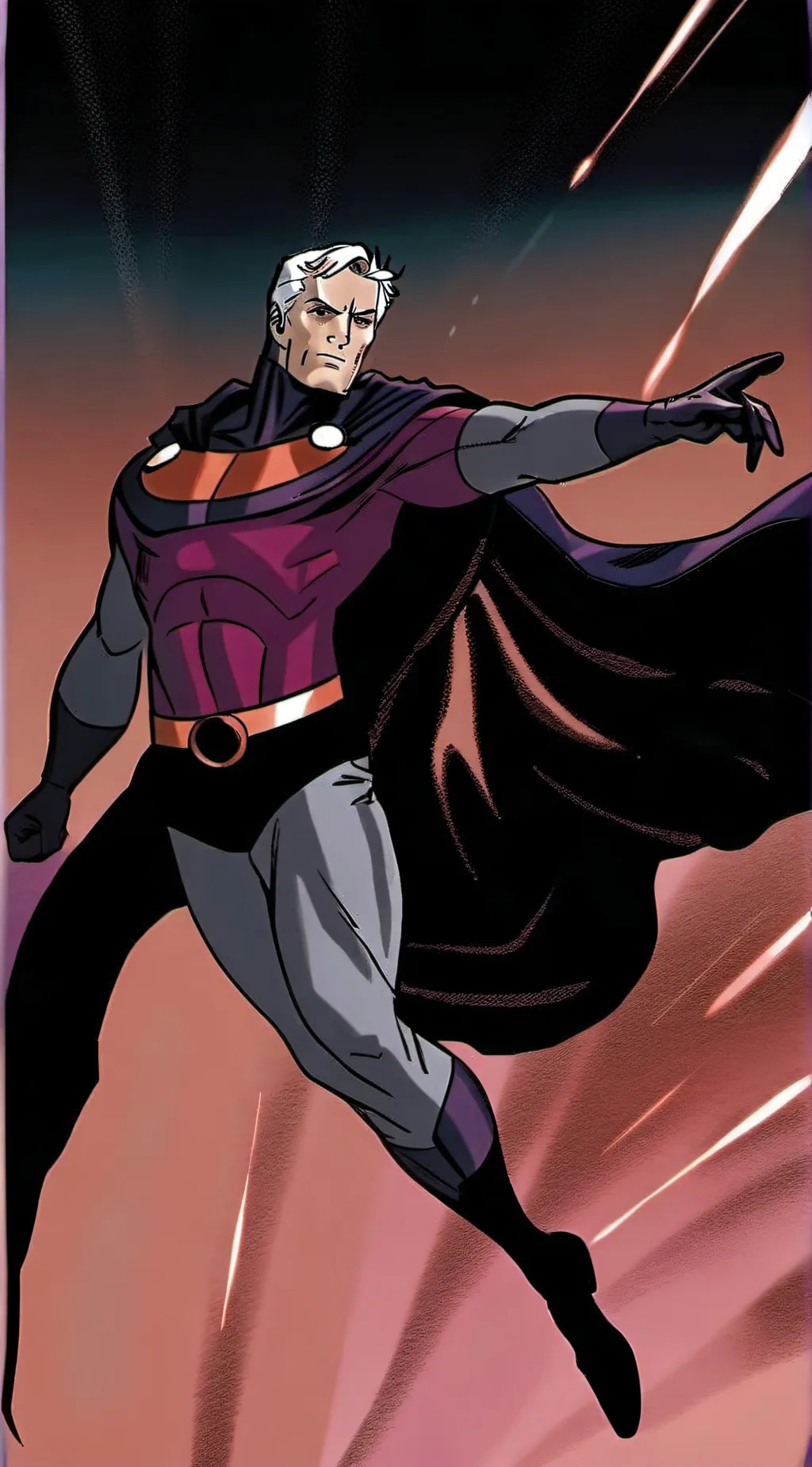 ai character: Magneto background