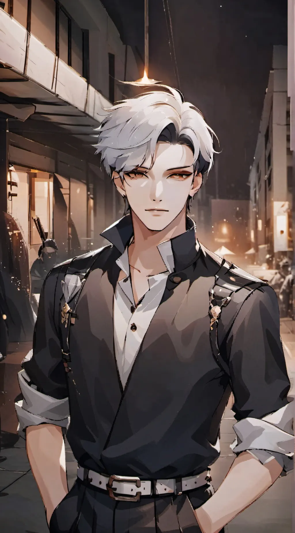 ai character: kale background