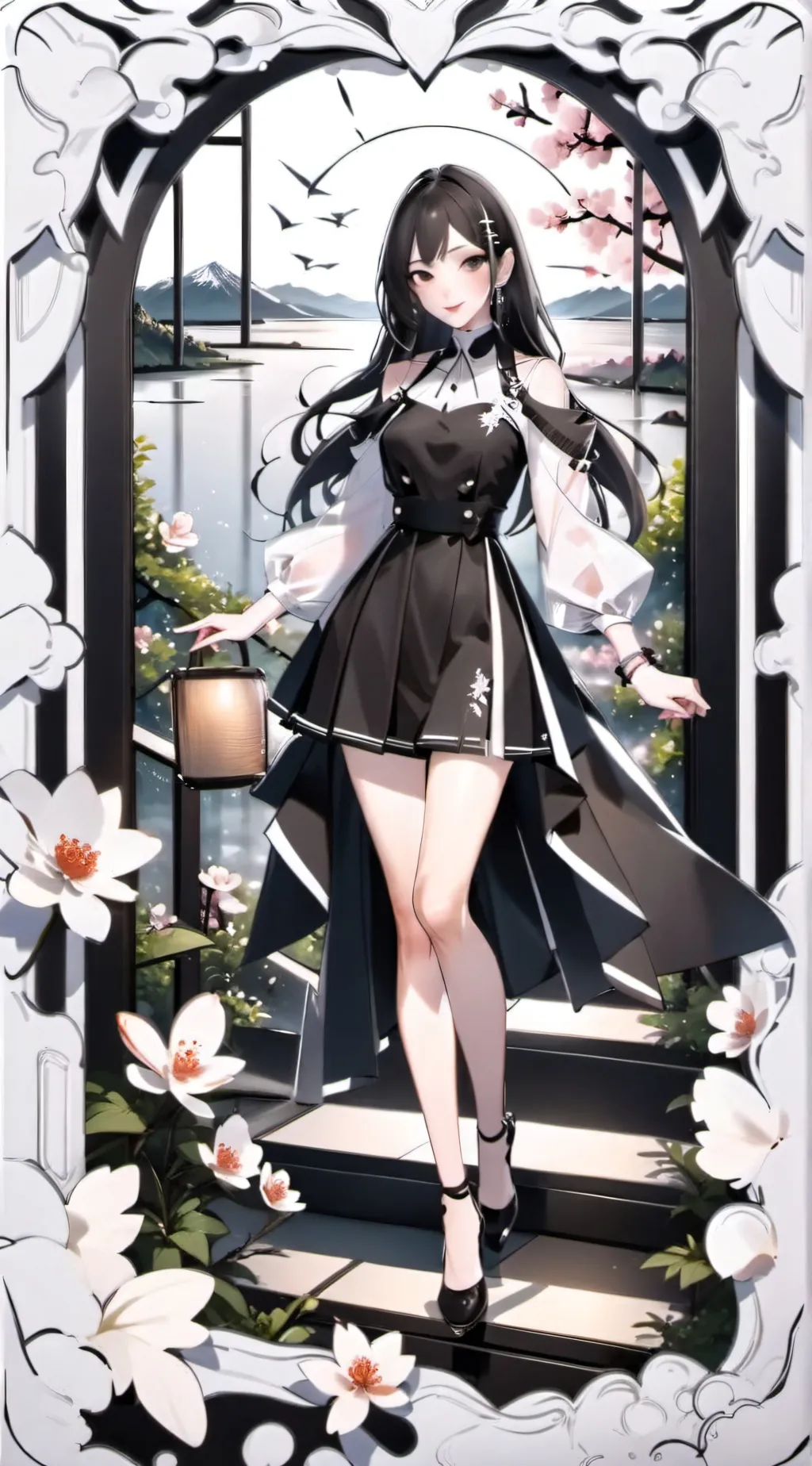 ai character: finish the lyrics  background
