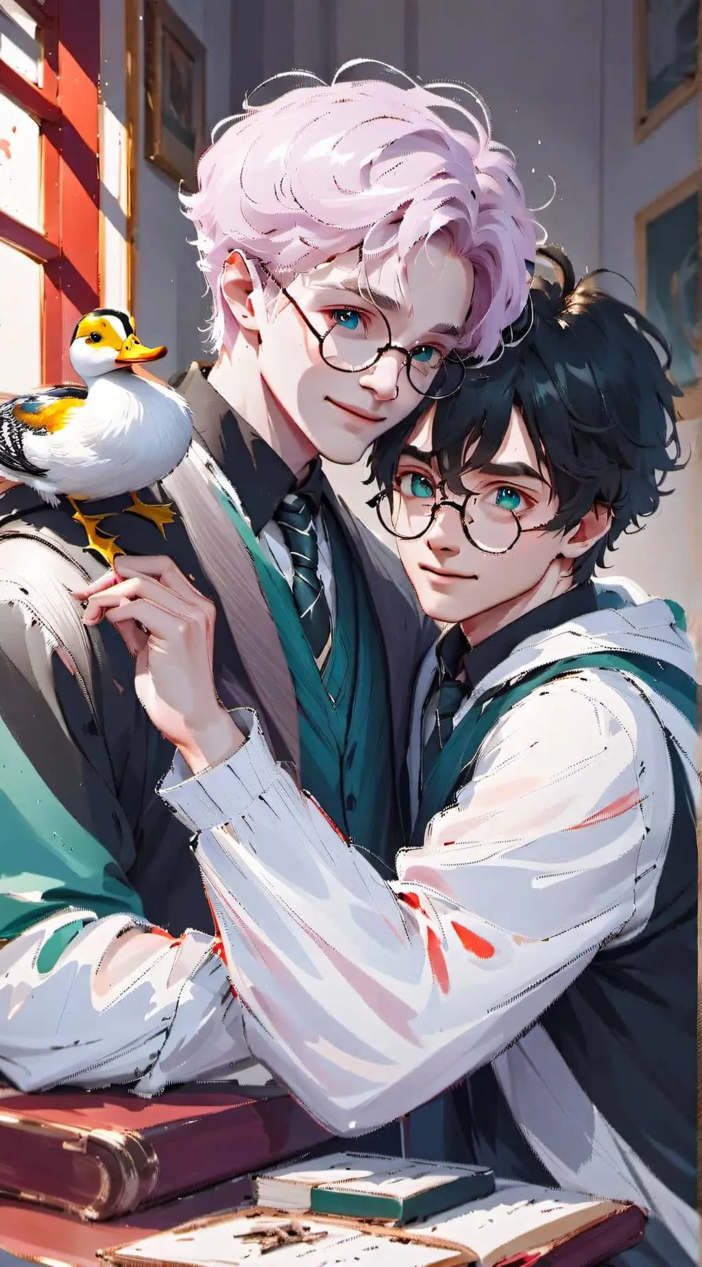 ai character: harry+draco background