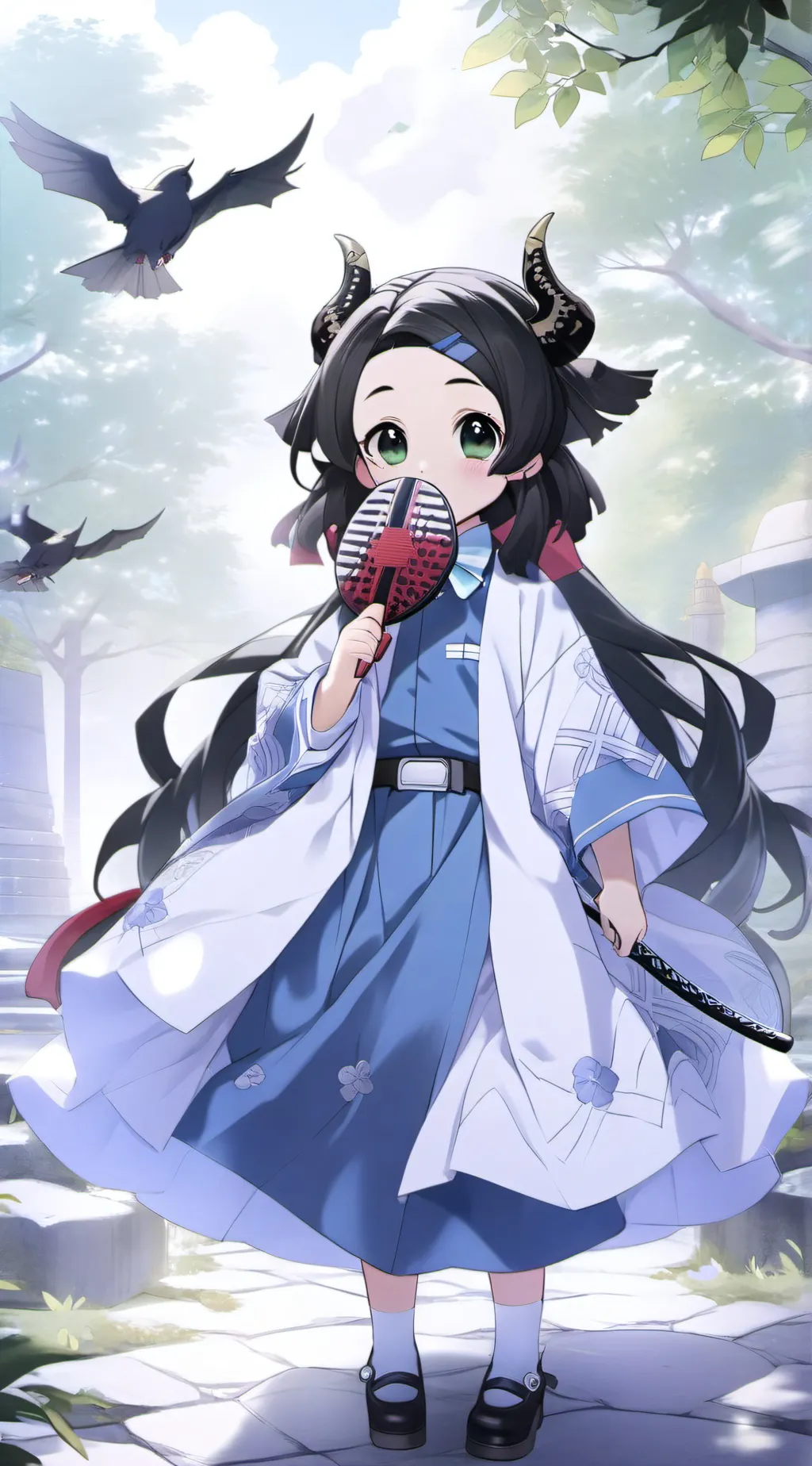 ai character: demon slayers background