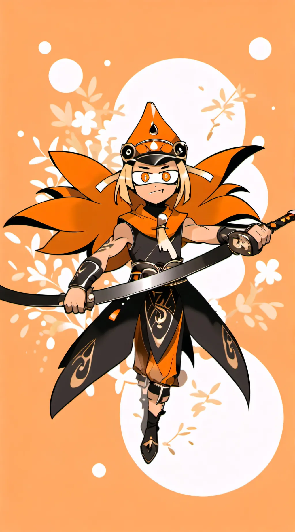 ai character: Solar  background
