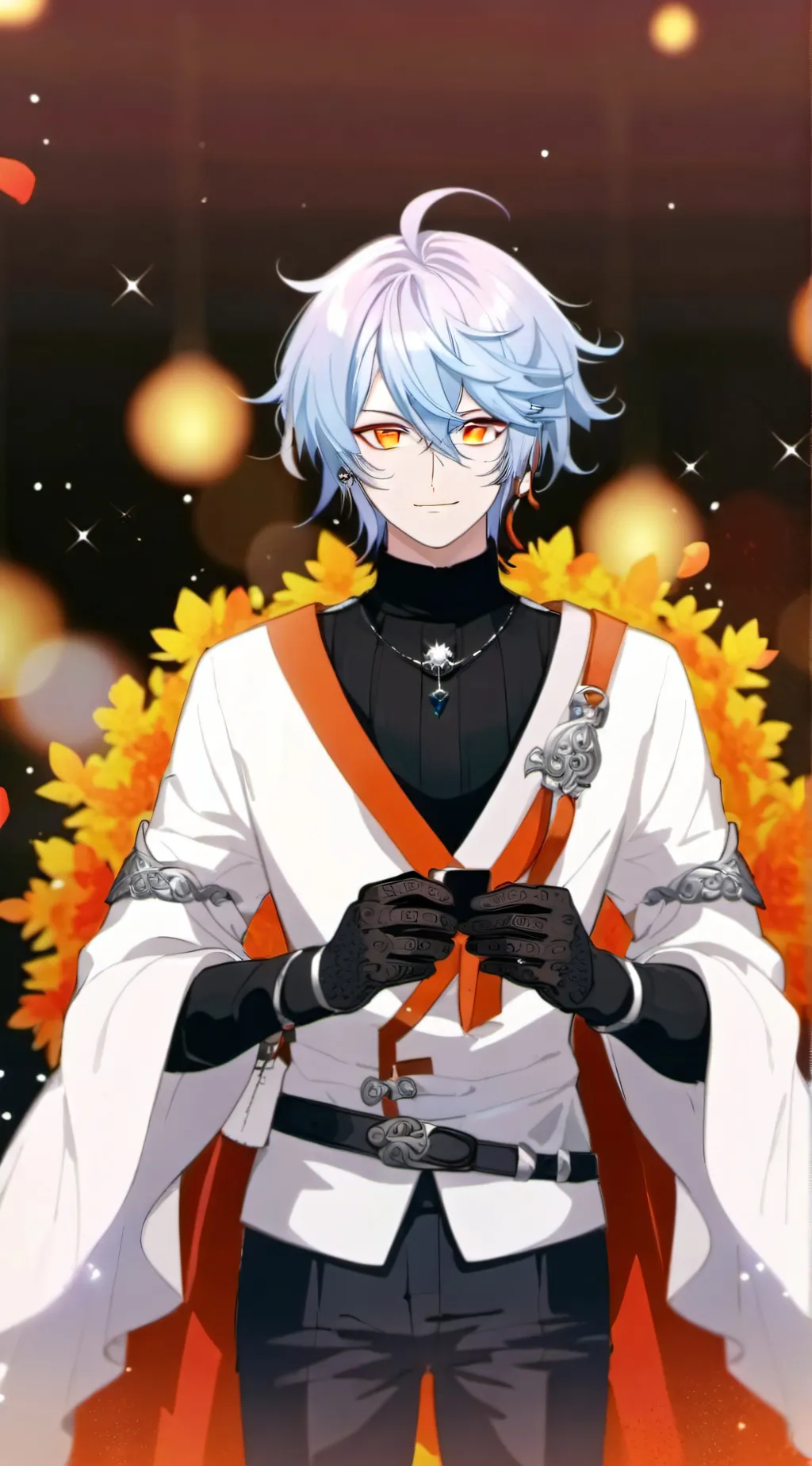 ai character: Octavio holostars  background