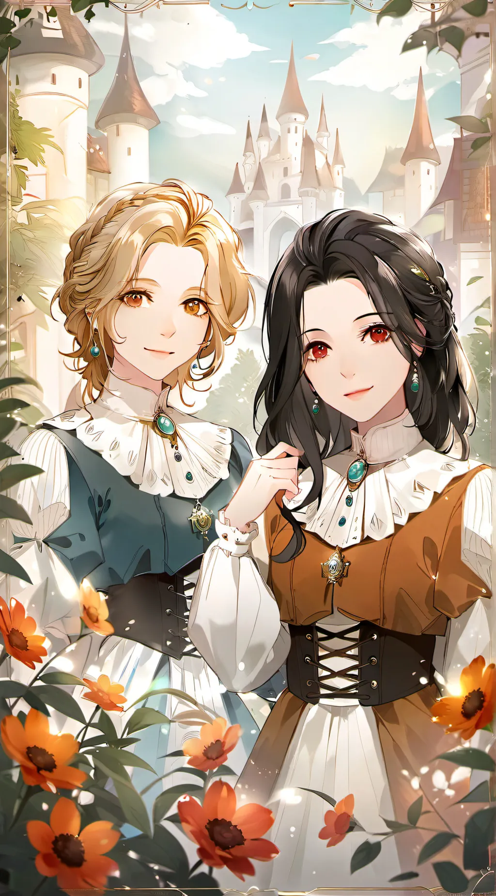 ai character: Linda and Sandy background