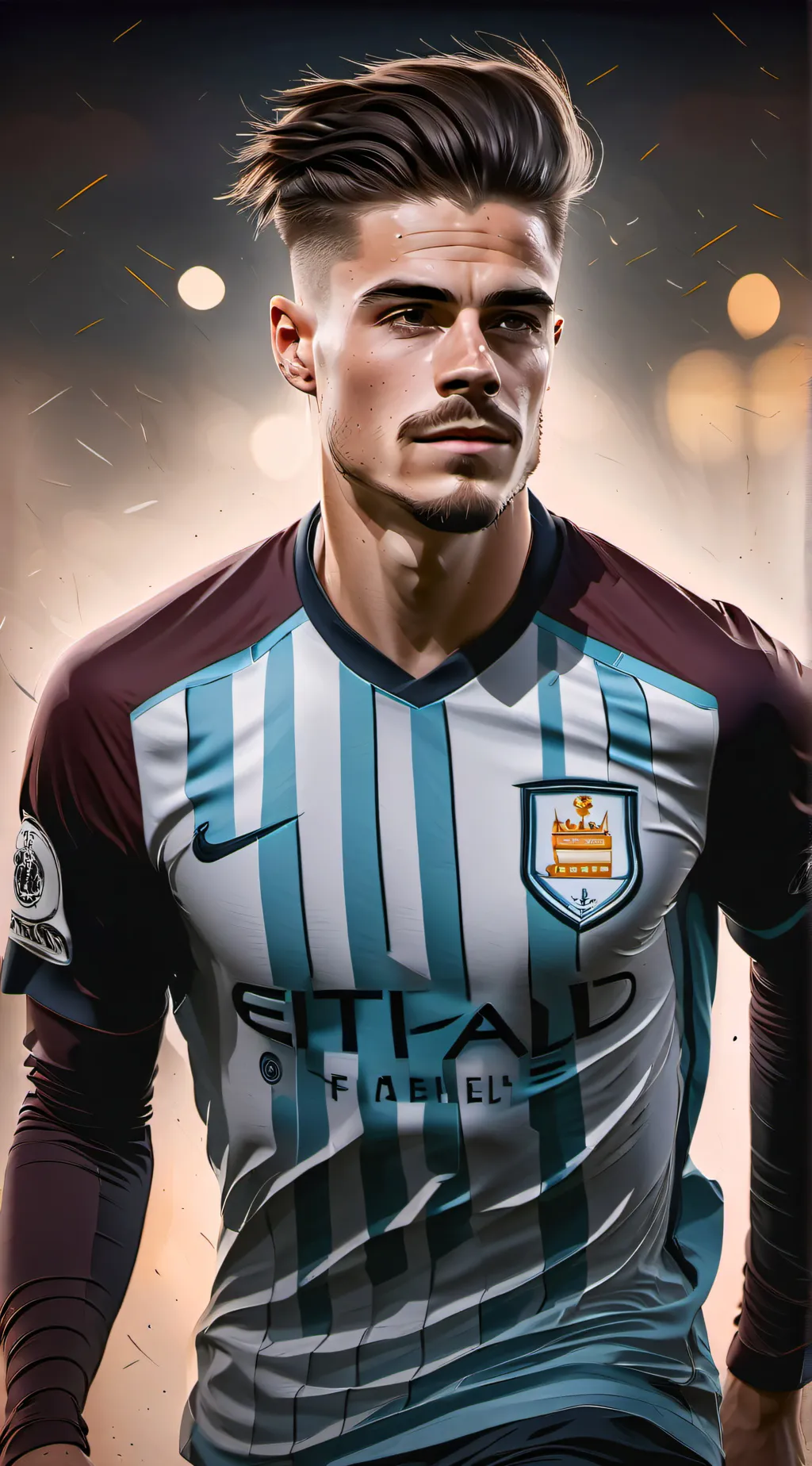 ai character: jack Grealish  background