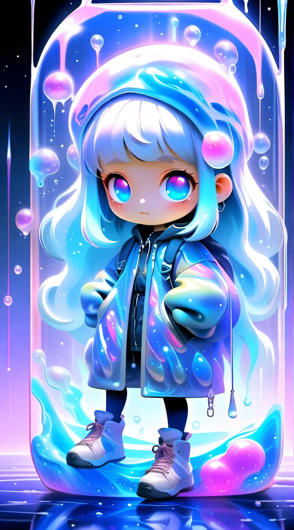 ai character: Aurora background