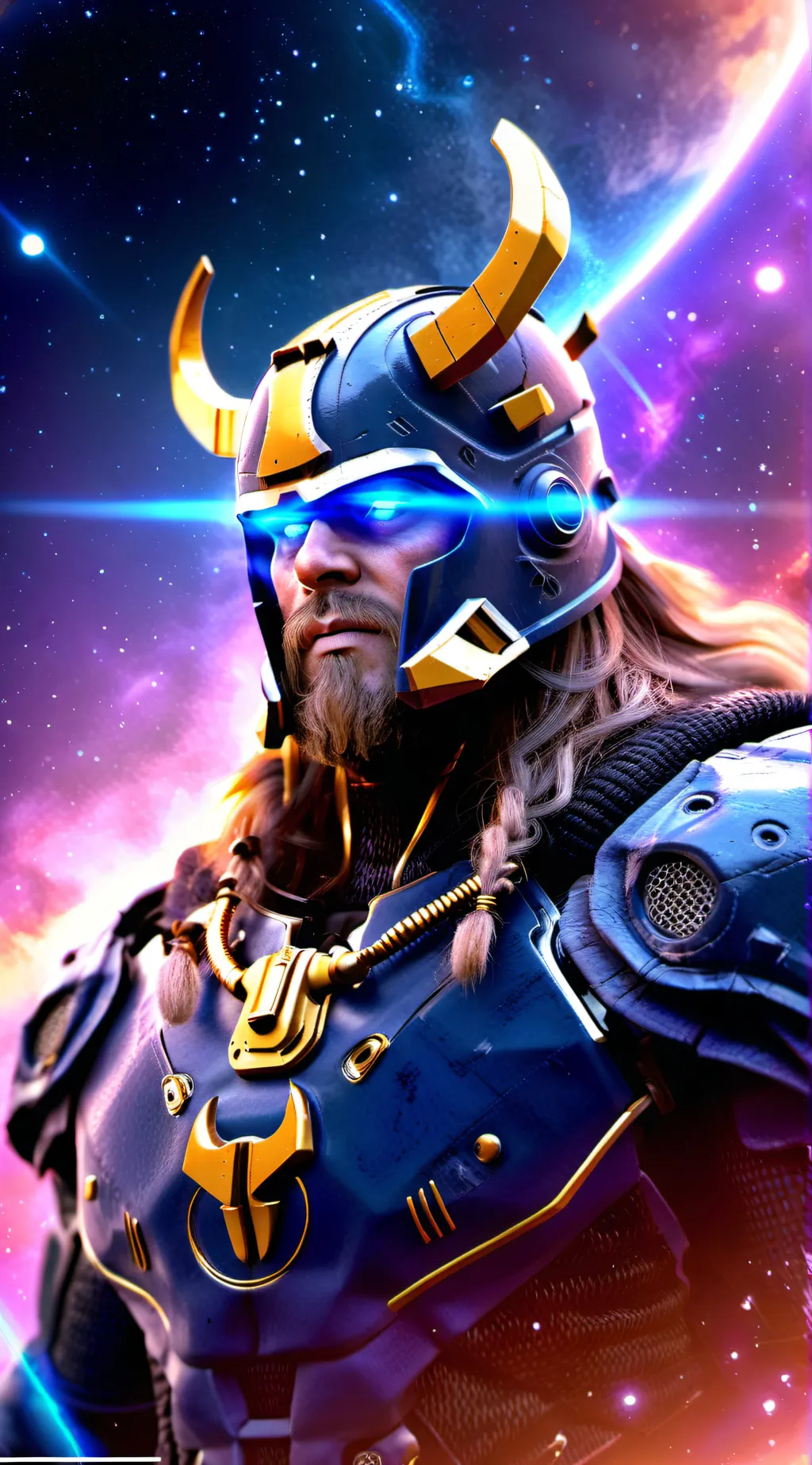 ai character: Space Vikings background