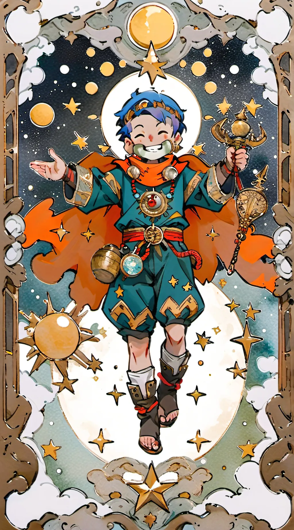 ai character: Moon(S.A.M.S) background