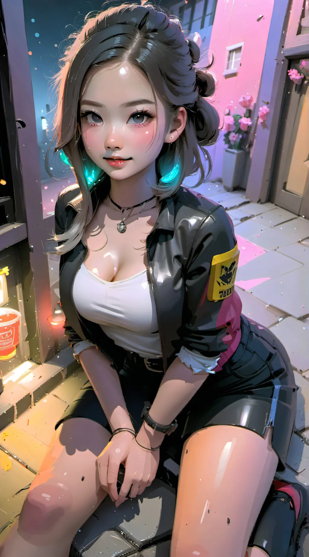 ai character: Leah background