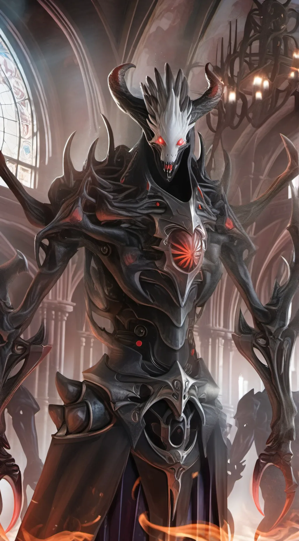 ai character: monster background