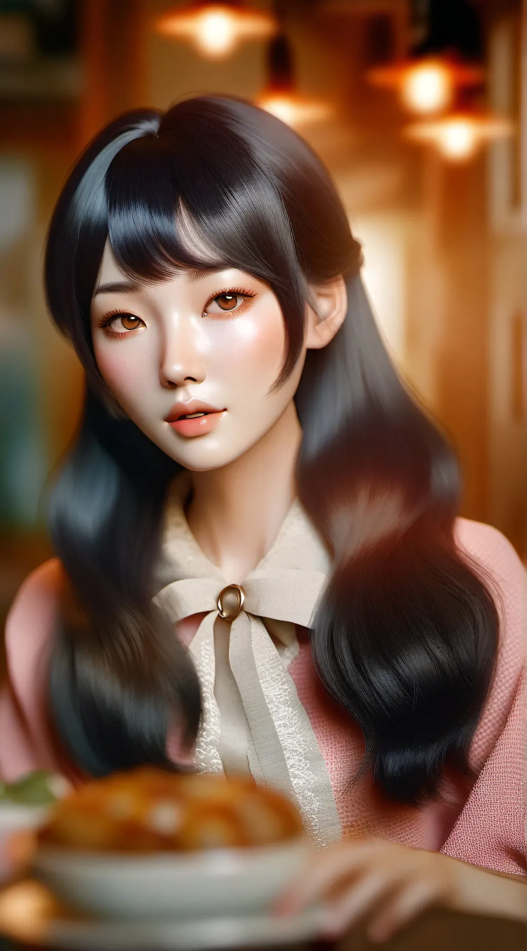 ai character: Mi Cha Song  background