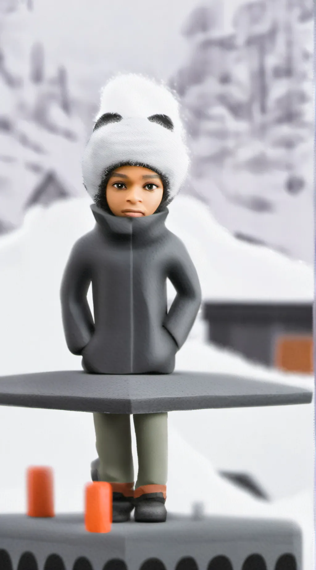 ai character: Rapper  background
