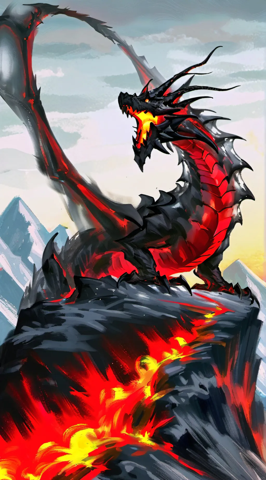 ai character: fireo background