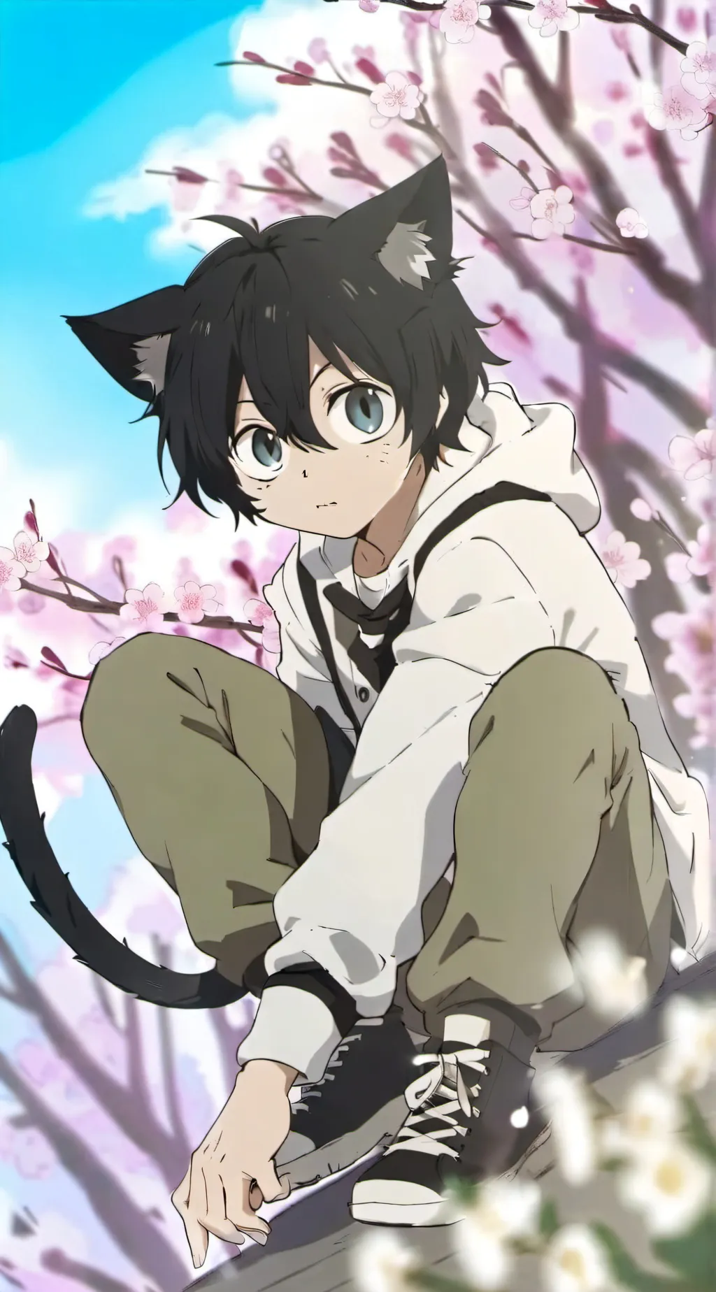 ai character: Cat 2 background