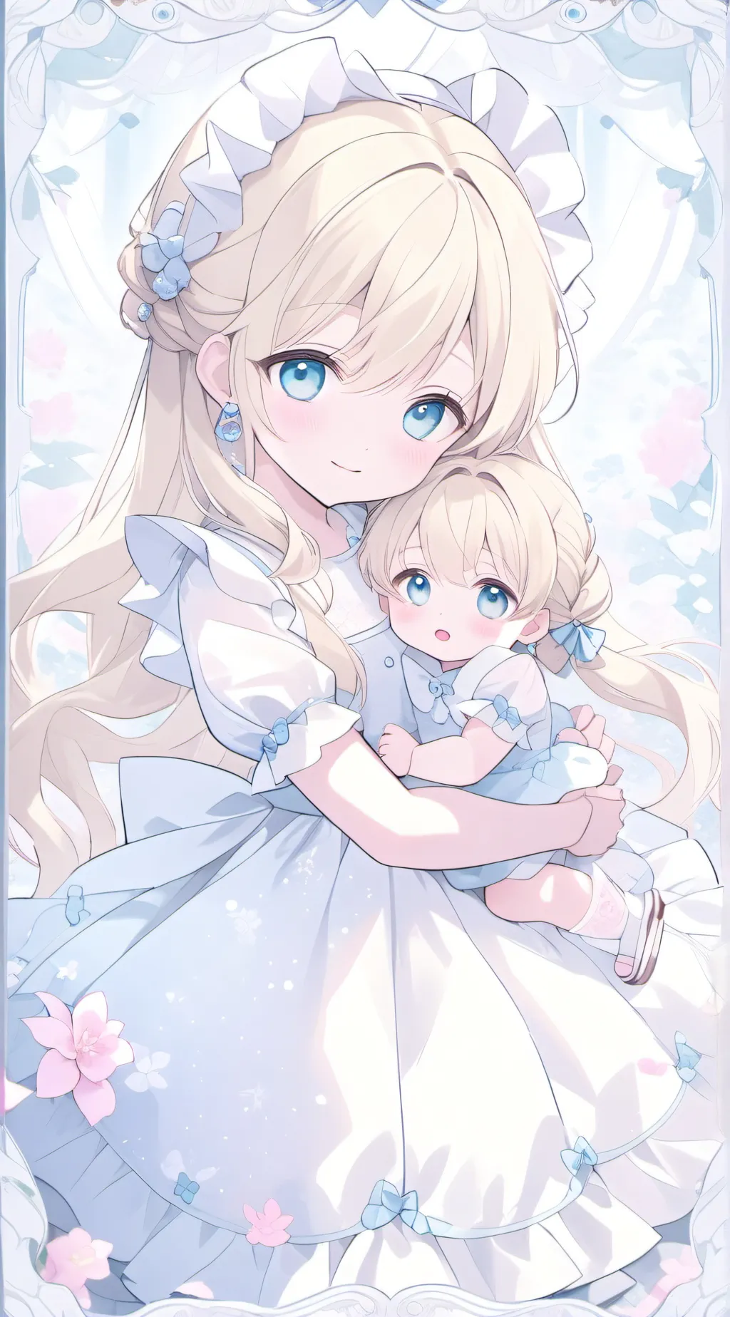 ai character: Mindy and Mandy background