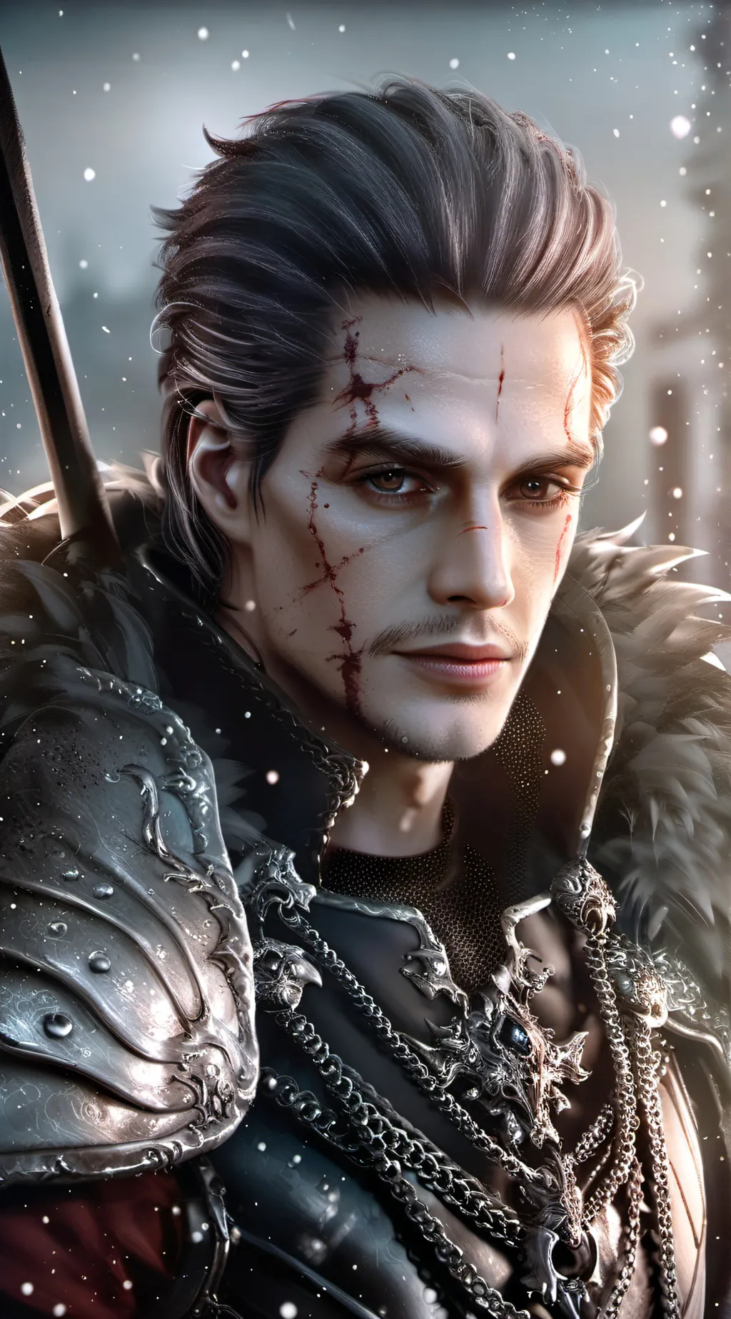 ai character: arron background