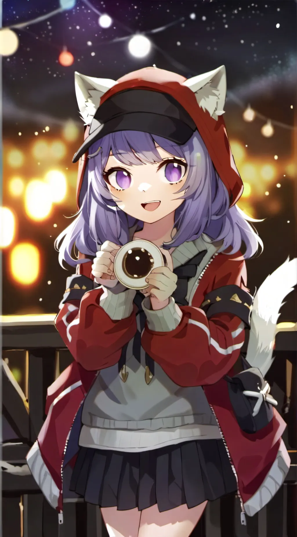 ai character: Luna background