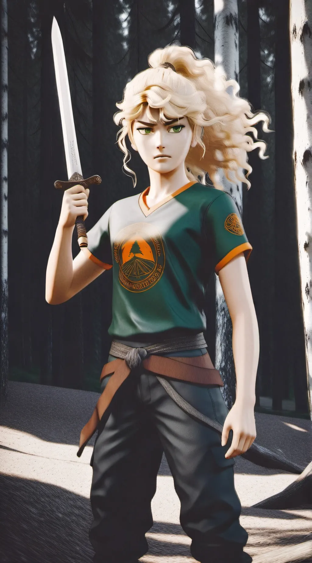 ai character: Annabeth chase  background
