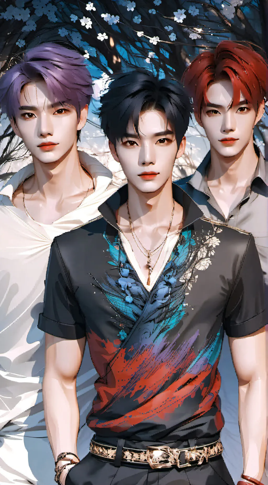 ai character: {Kai, jake, james} background