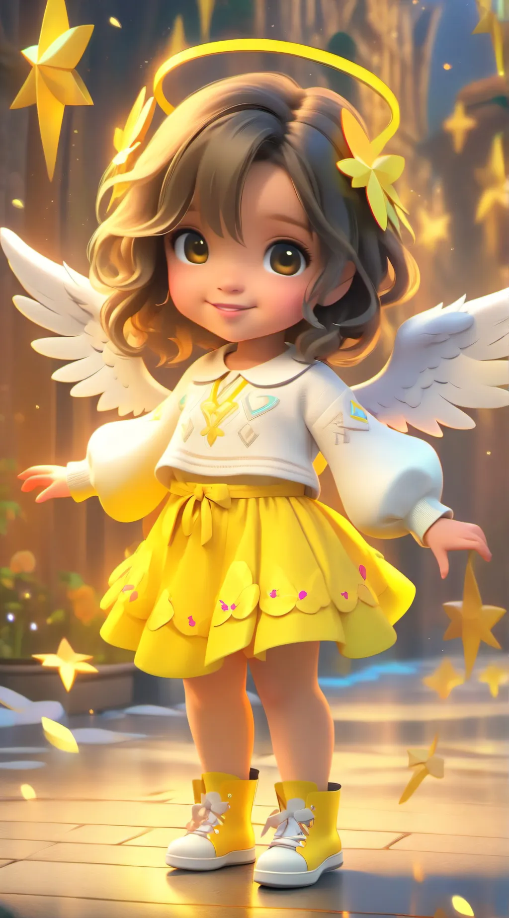 ai character: Angea background