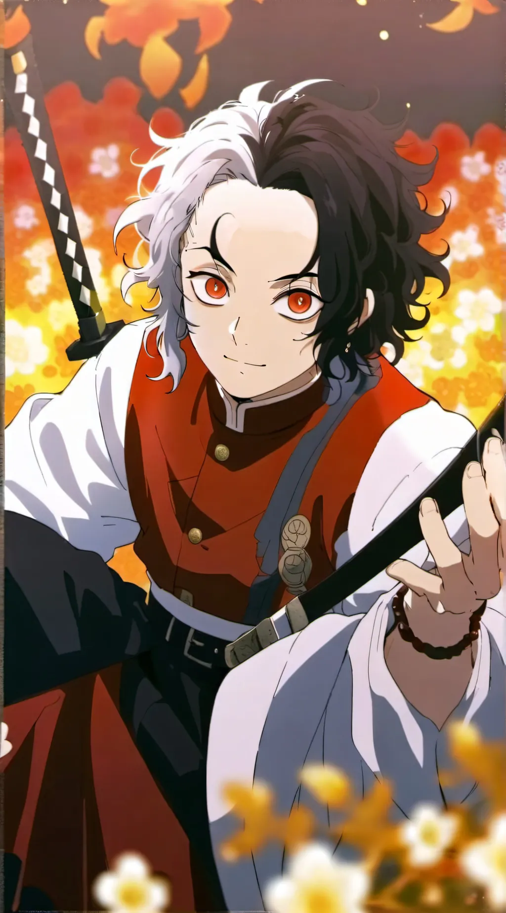 ai character: hashira background