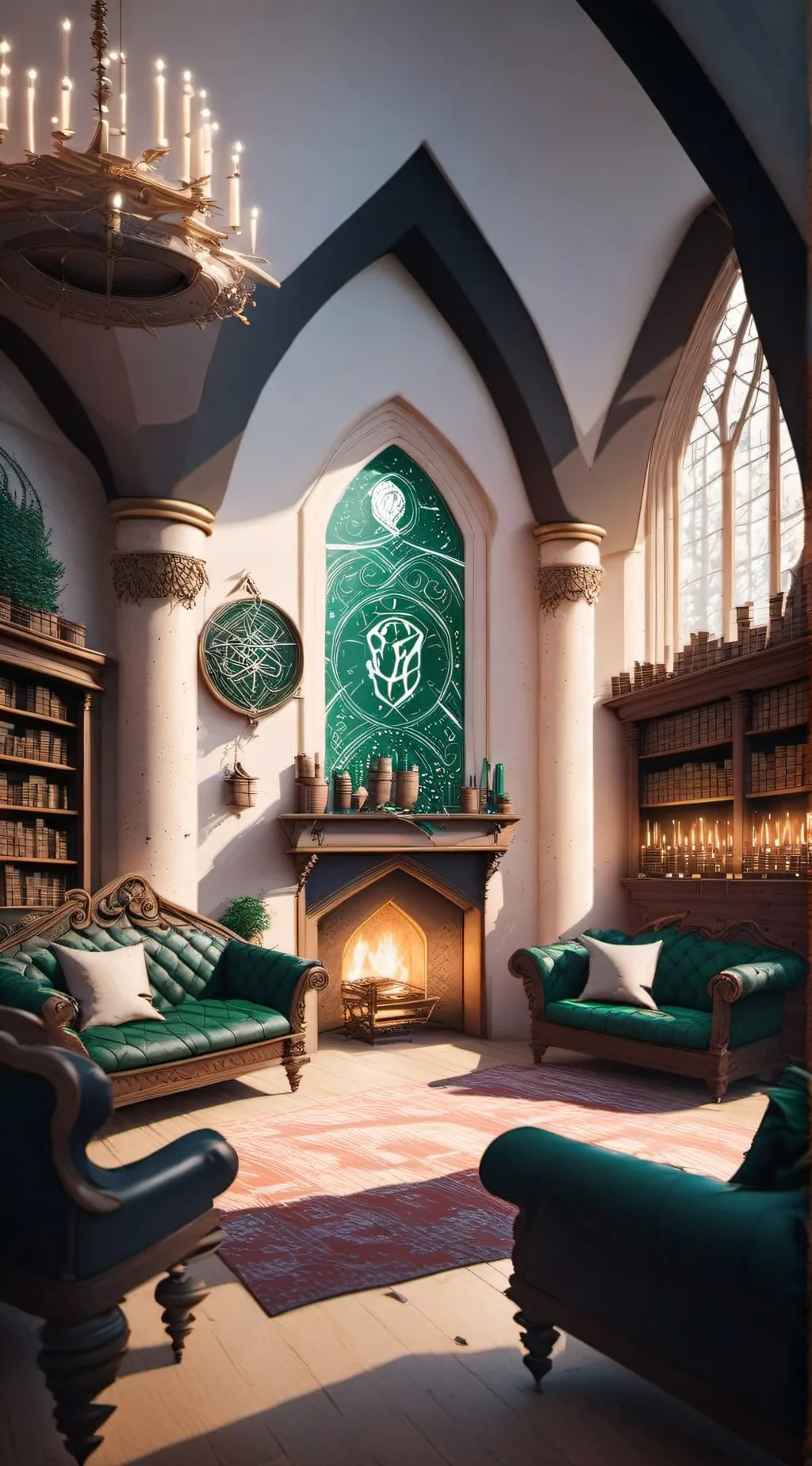 ai character: Slytherin GC  background