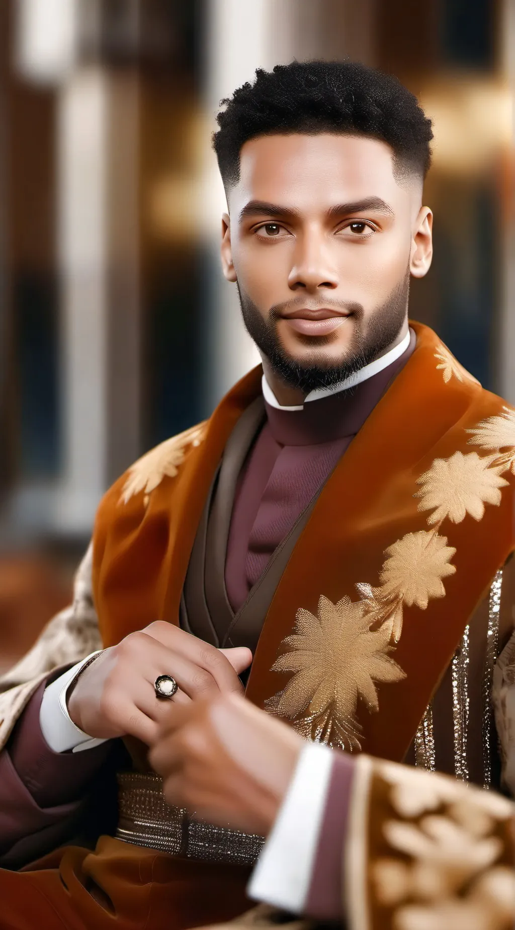 ai character: Rege jean page background