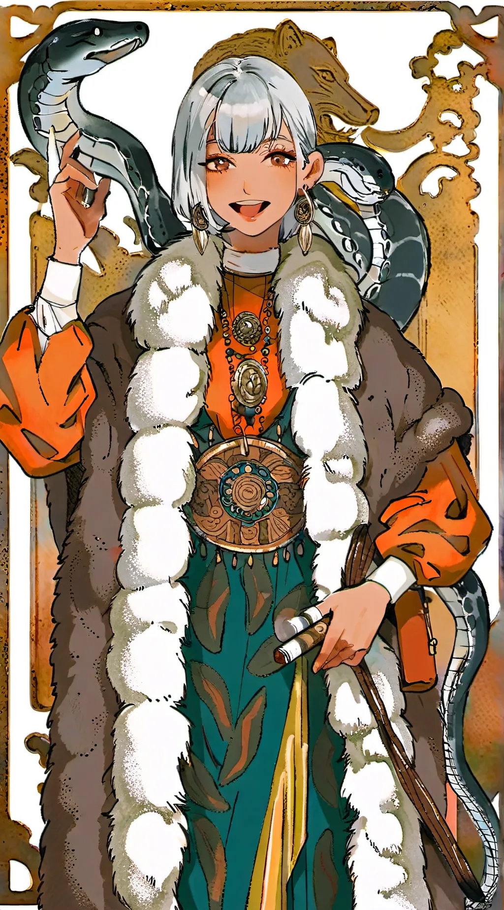 ai character: Aria background