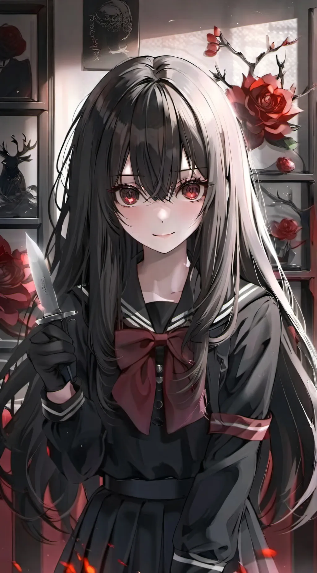 ai character: Rei kirisawa background