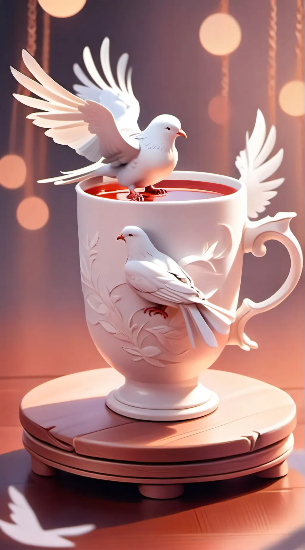 ai character: Birdie background