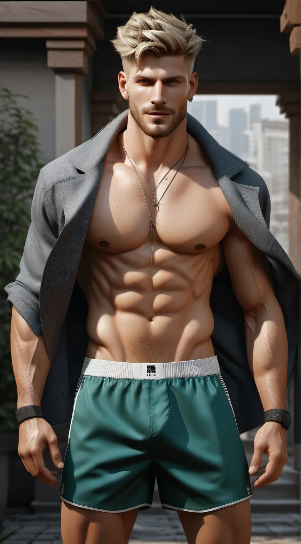 ai character: Greg  background