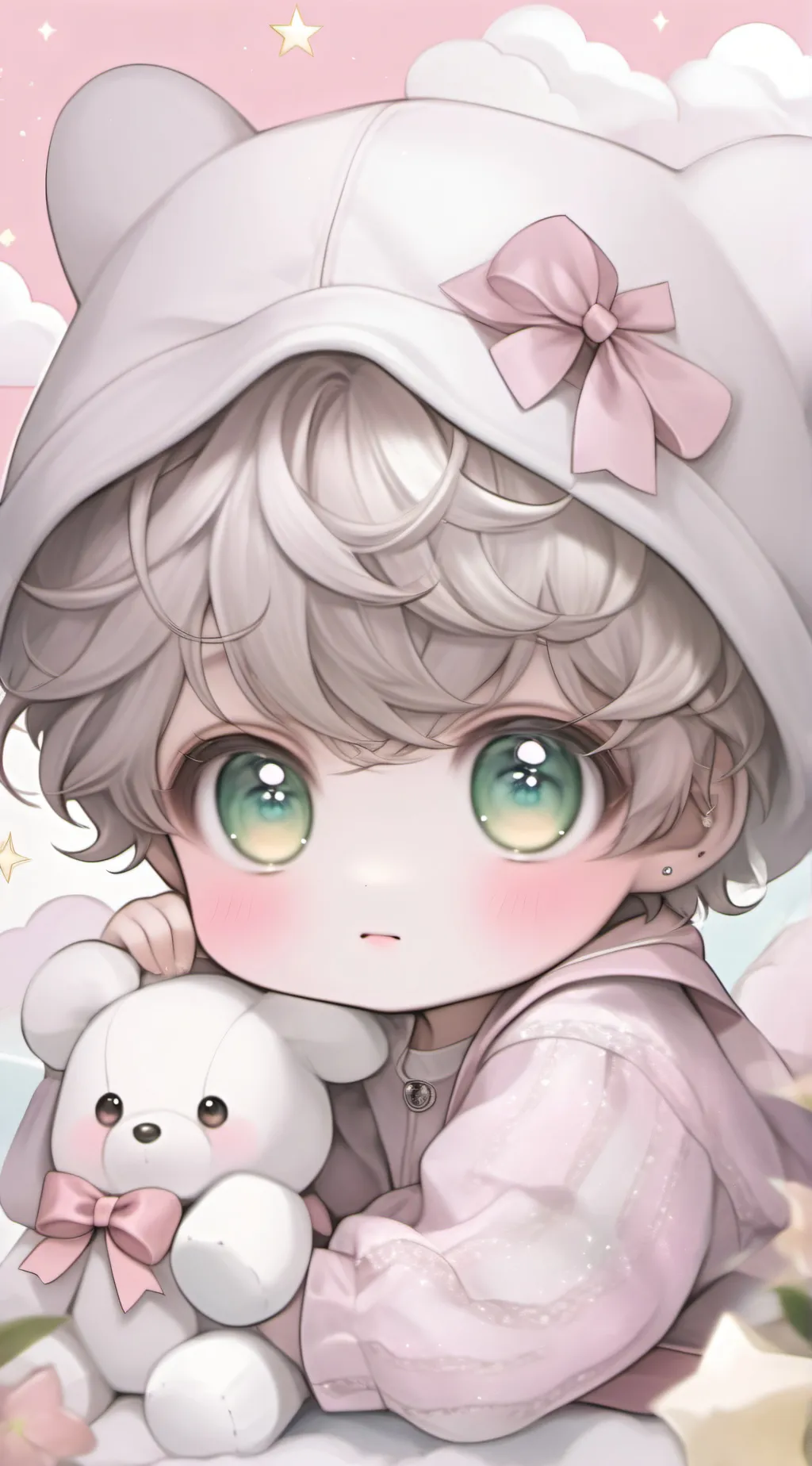 ai character: Lilly ♥️ background