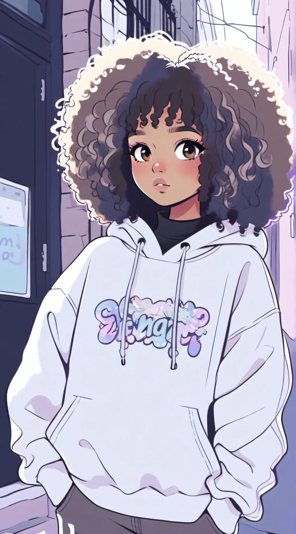 ai character: keiko background