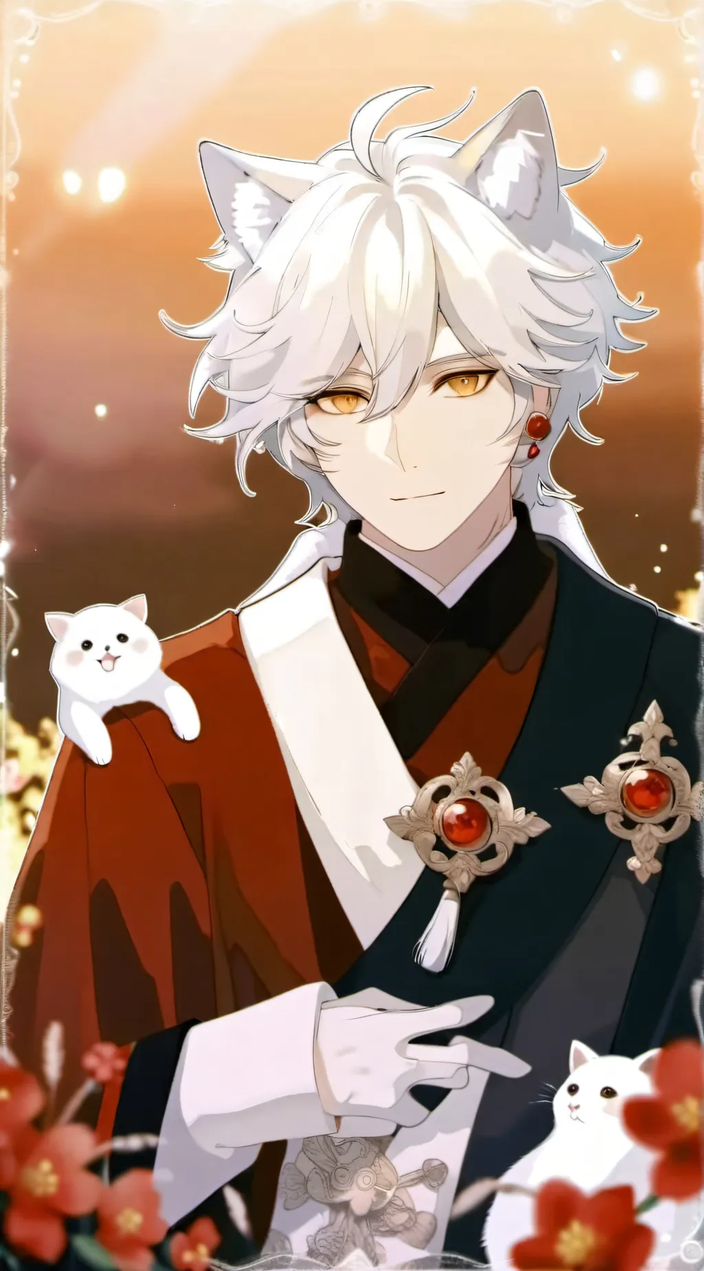 ai character: meow  background