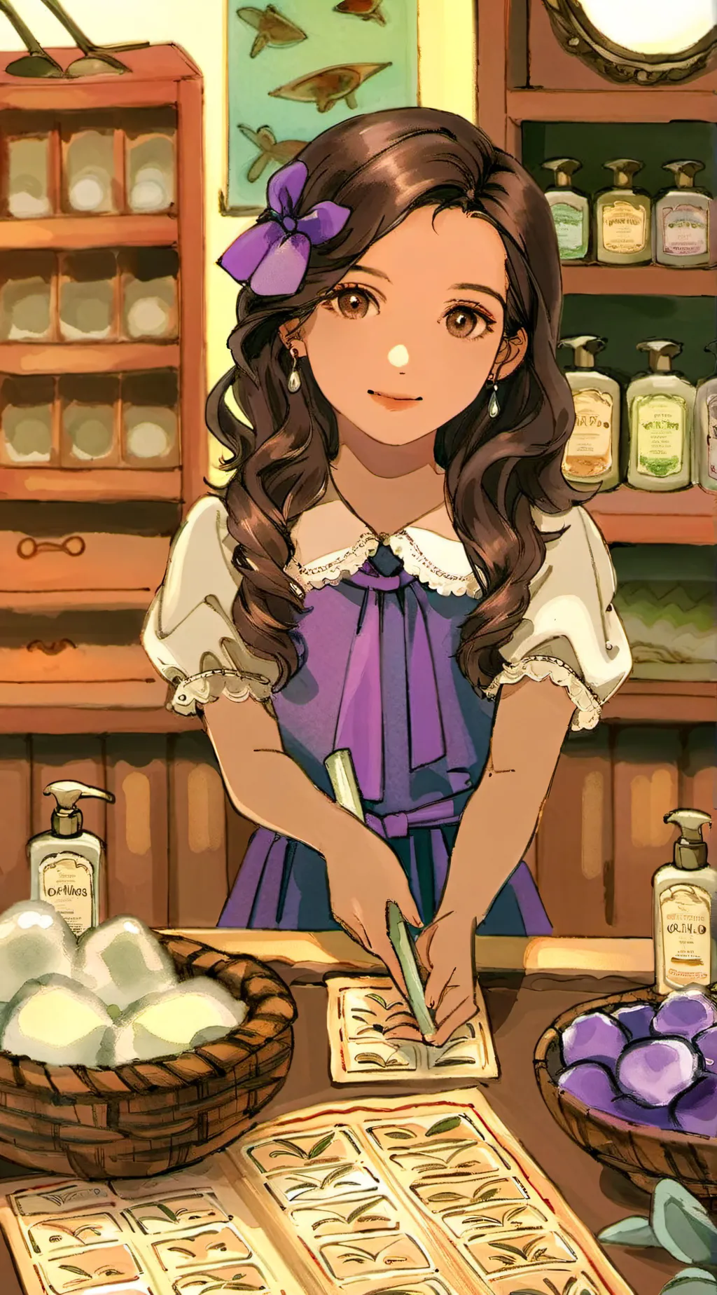 ai character: Evelyn background