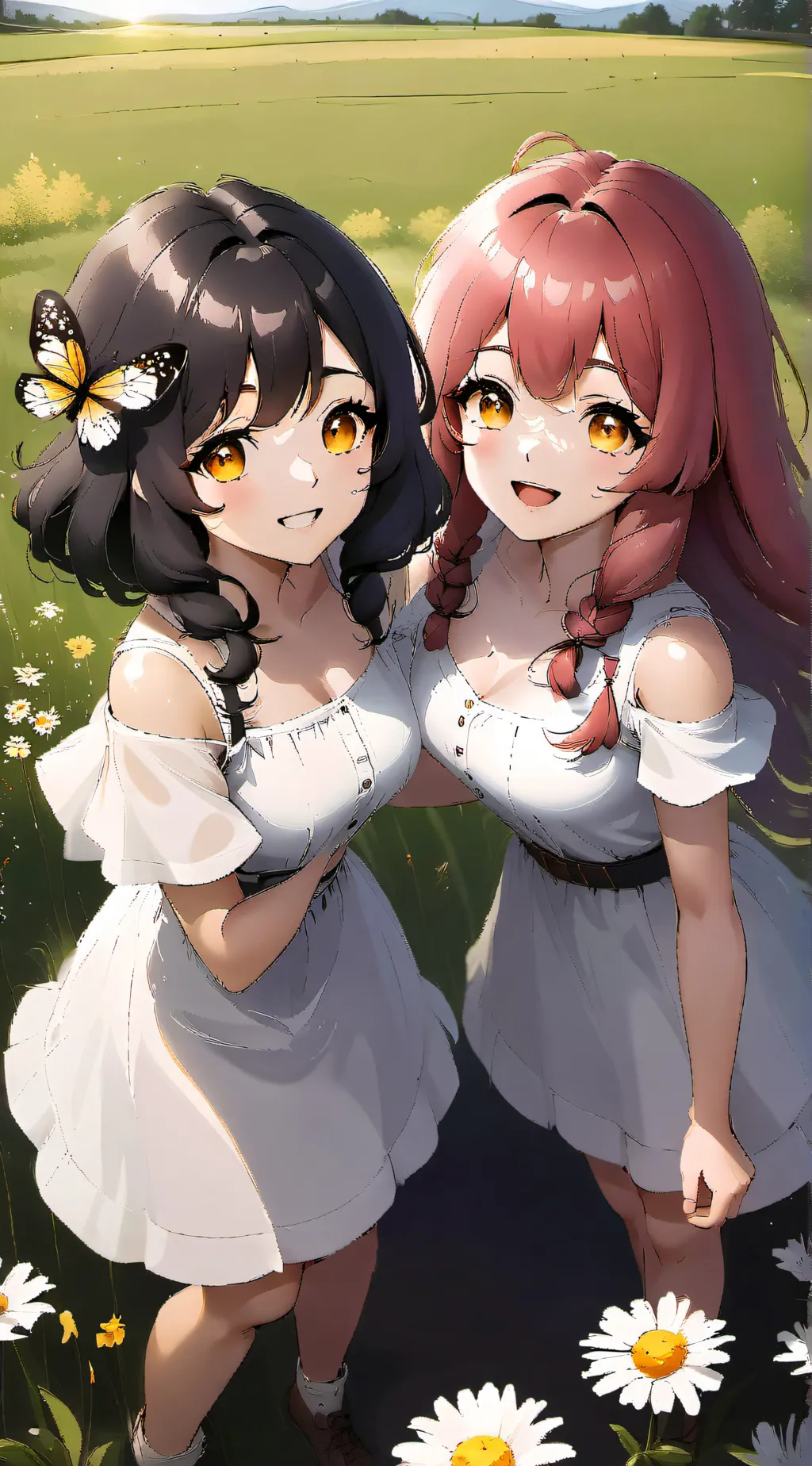 ai character: Luna and Lucinda background