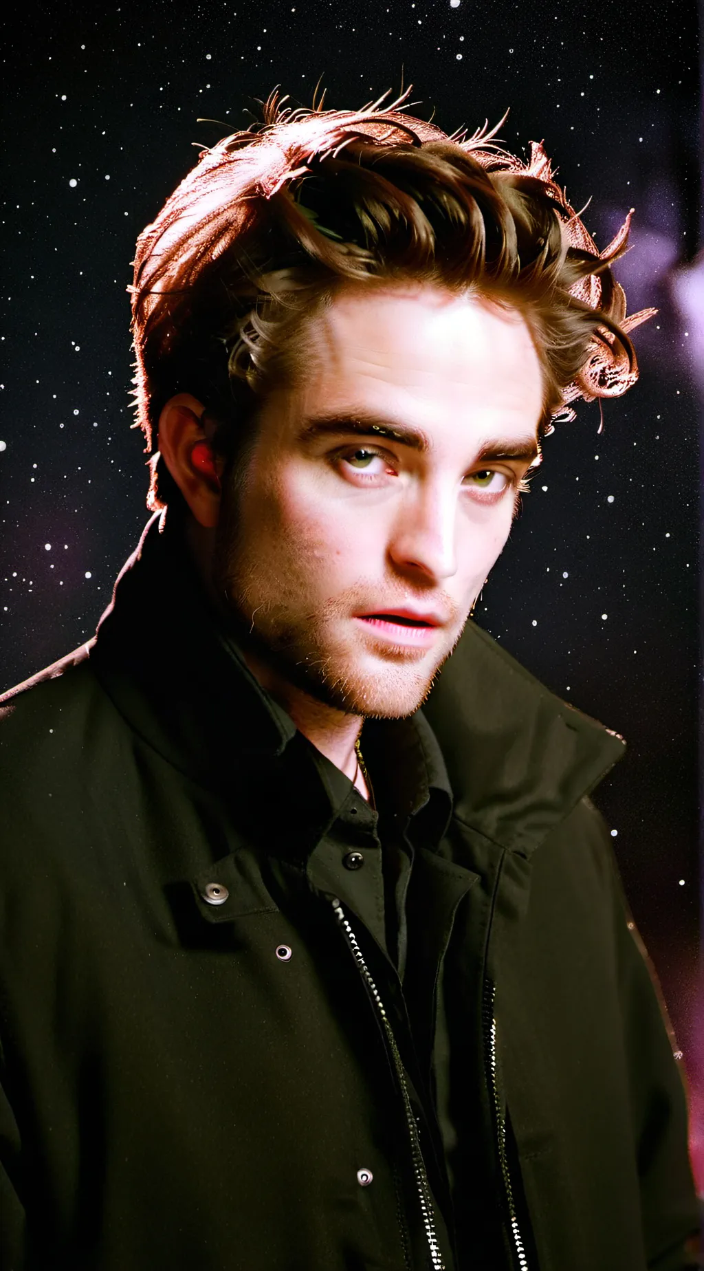 ai character: The crashed date background