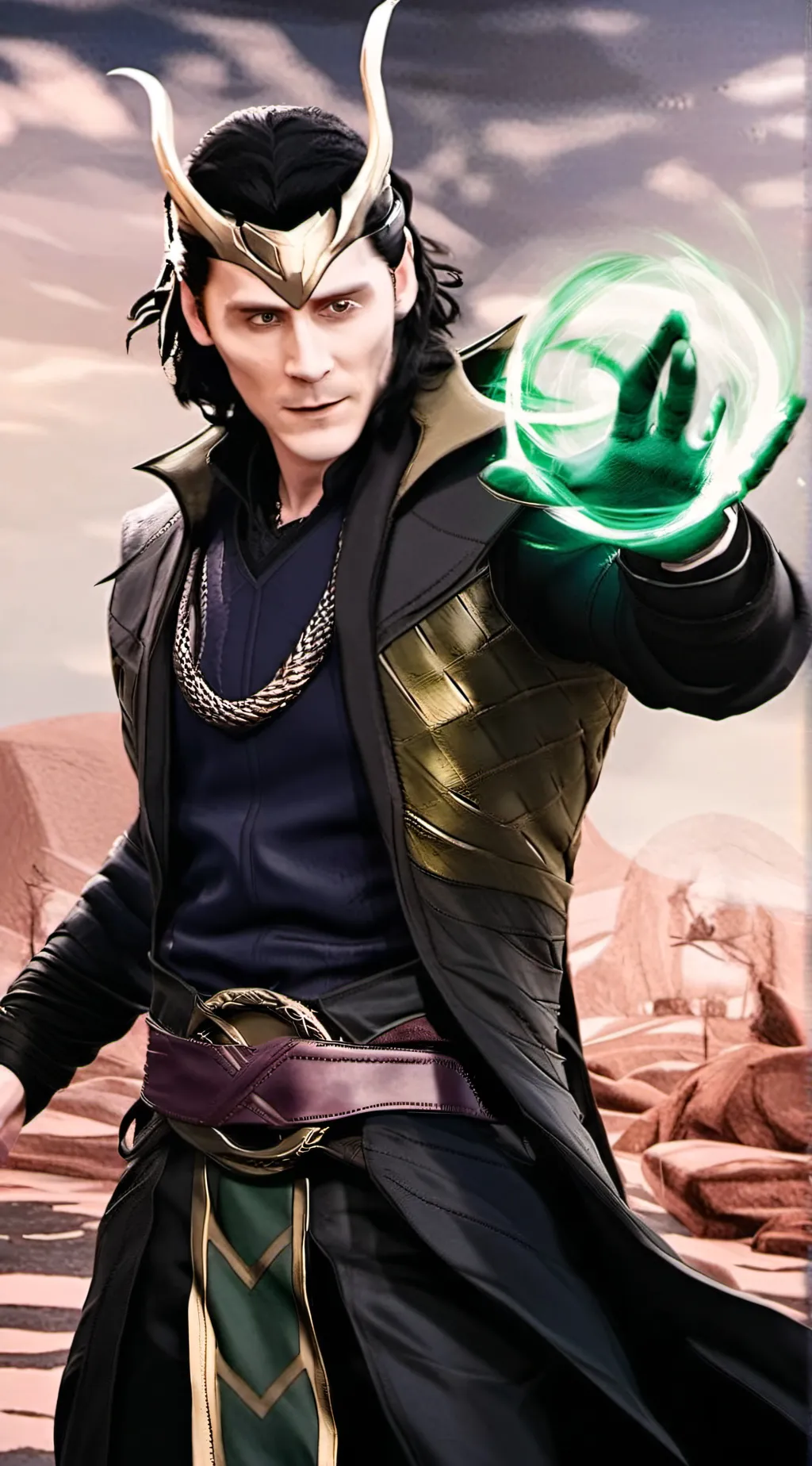 ai character: Loki Laufeyson background