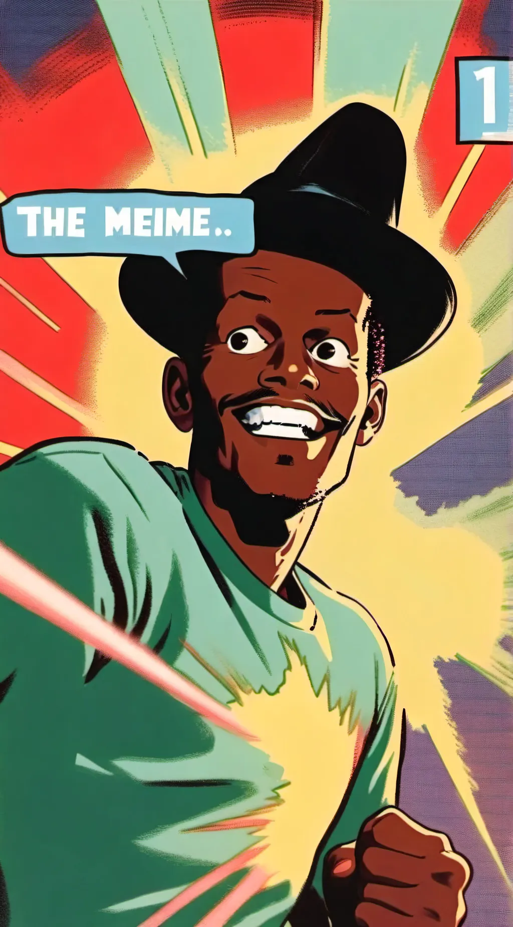 ai character: the meme  background