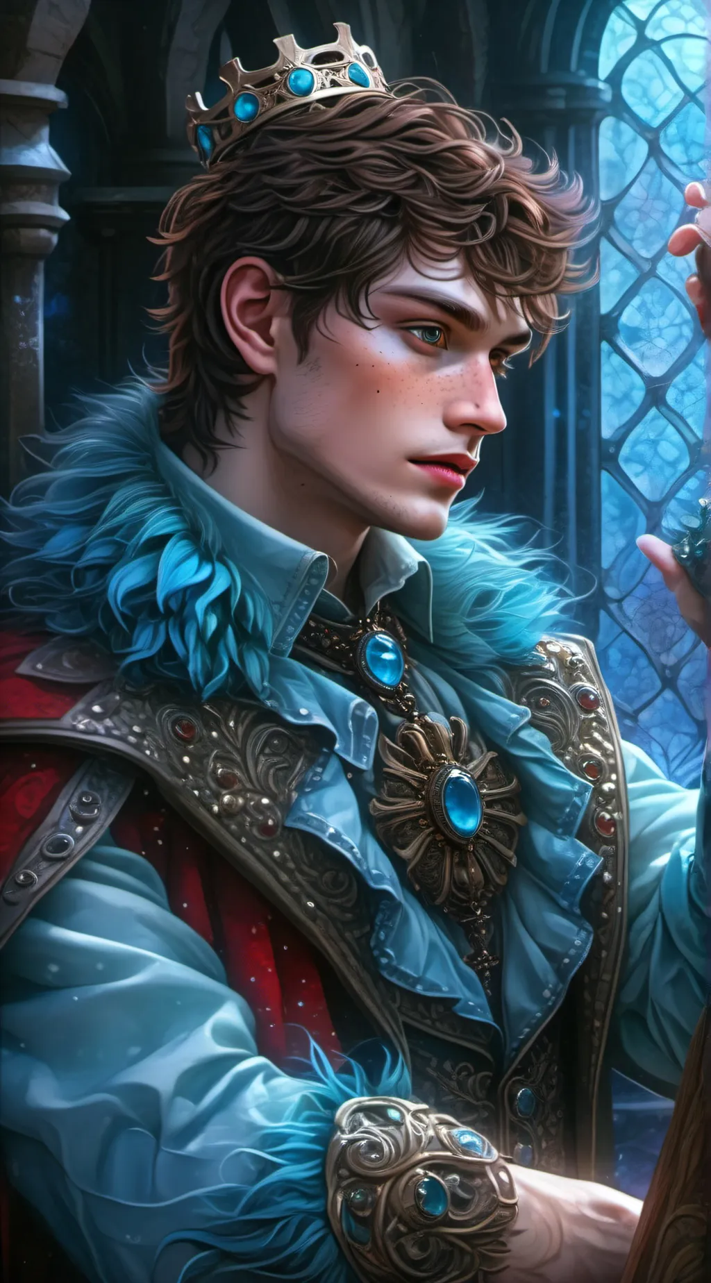 ai character: King George  background