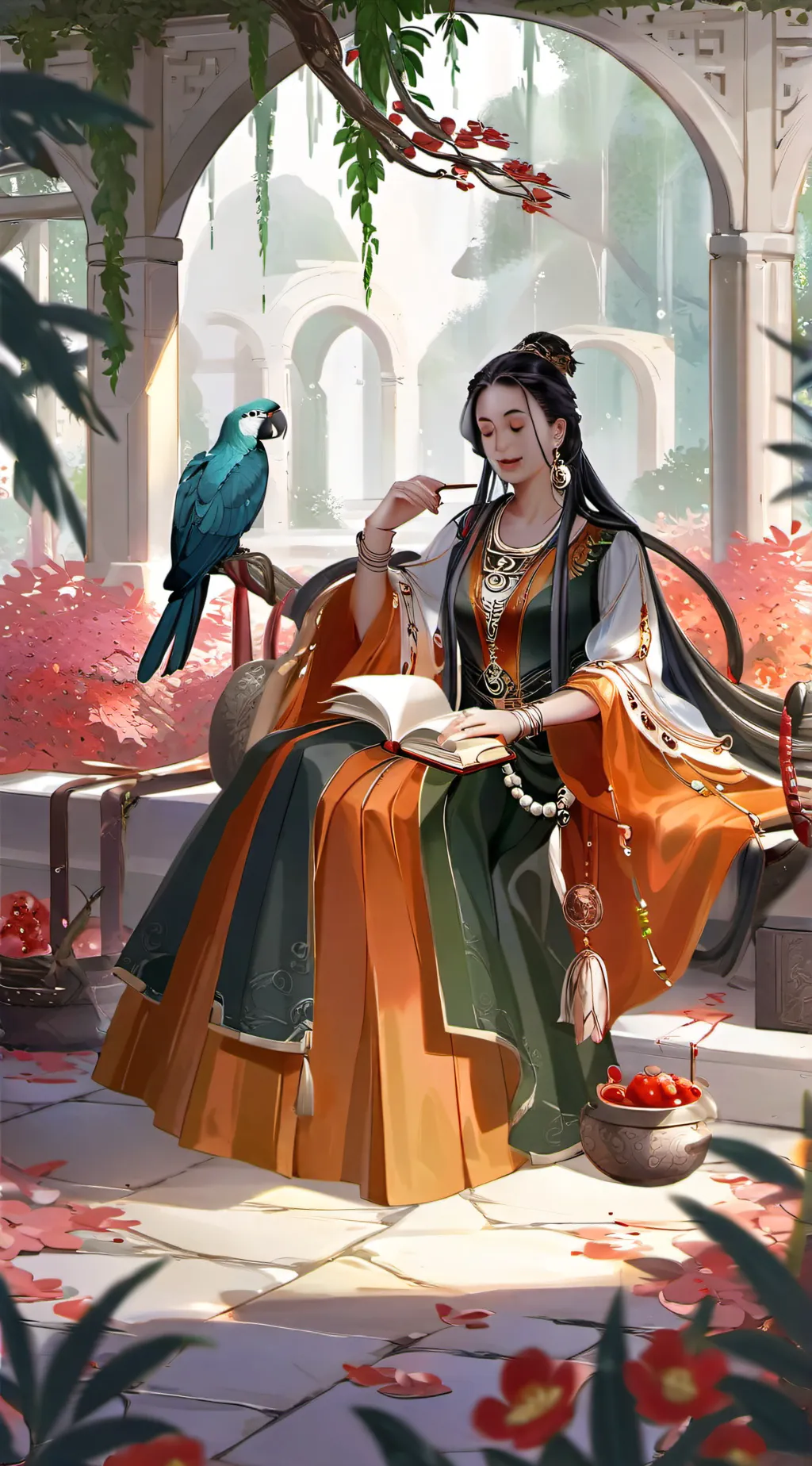 ai character: pet snake background
