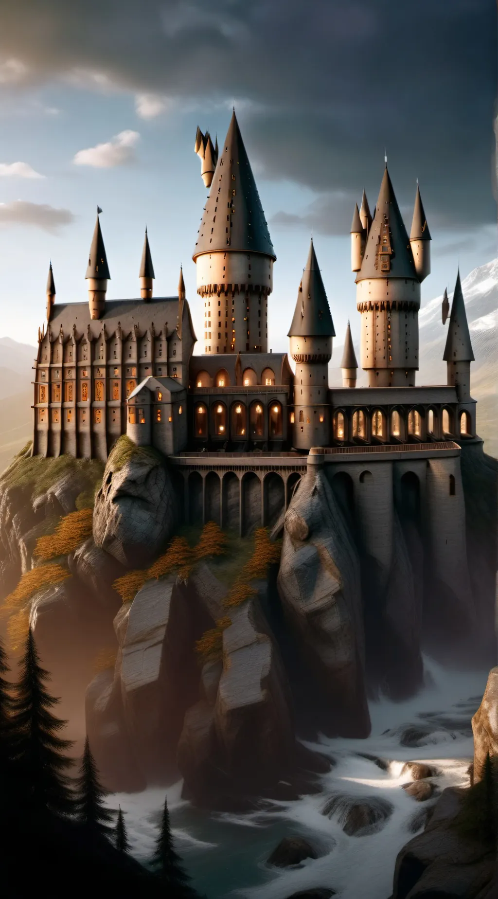 ai character: Hogwarts background